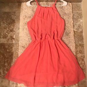 Coral spring dress 💕